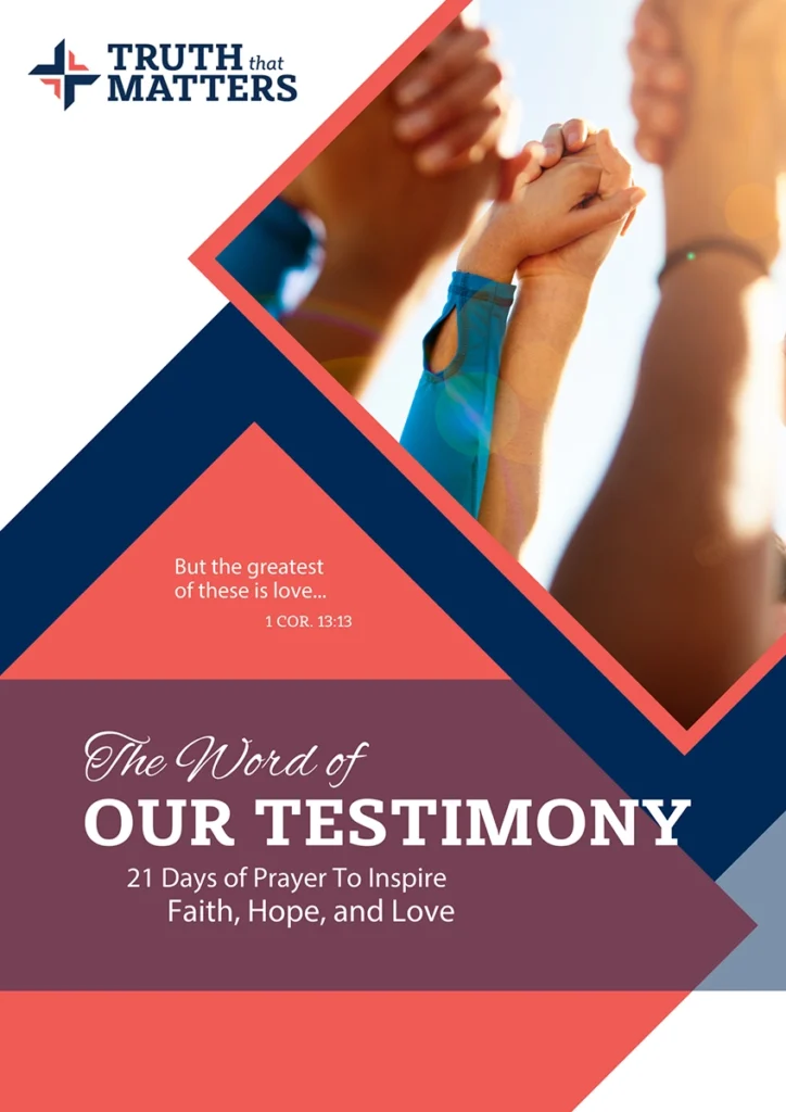 Truth That Matters, Fall 21 Days of Prayer, join us in prayer, Prayer Guide